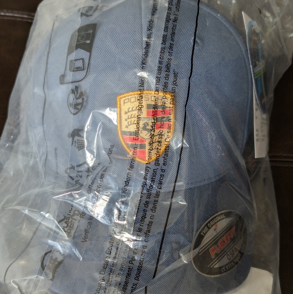 Authentic Porsche Flexfit Performance Hat Blue